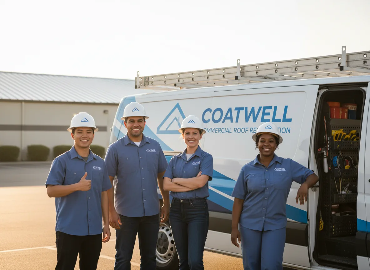 Commercial roof coating company in Woodland, GA